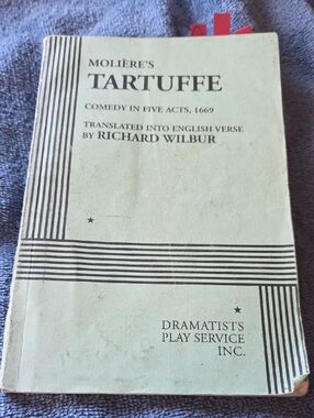 Molière's Tartuffe Paperback Play - Cream Cover by